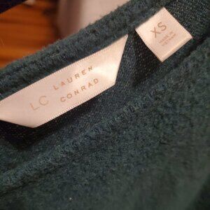 Hunter Green winter super soft multi fabric swing top